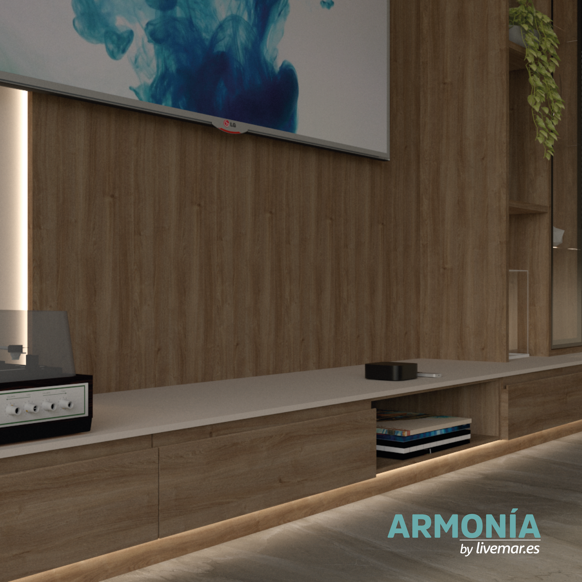 detalle salon moderno